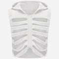 Men's Women's Skinny Hooded Sleeveless Vest