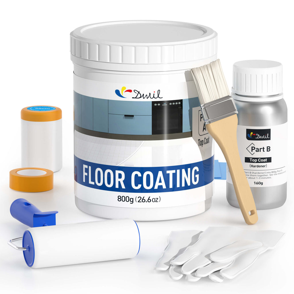 DWIL Clear Top Coat Kit for Floors, Tubs & Tile