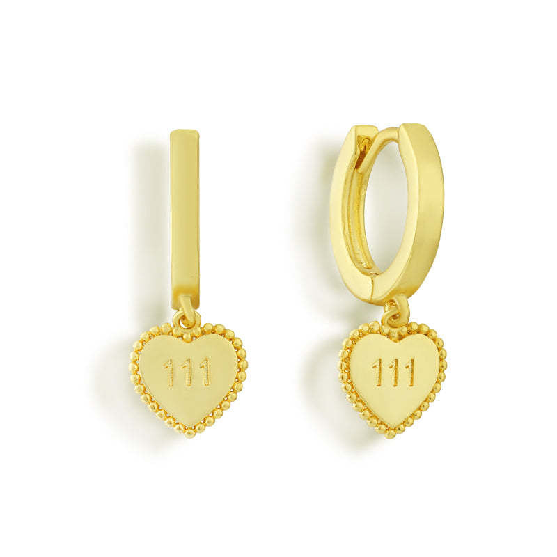 Loving-heart Lace Eco-friendly Earrings