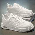 New Breathable White Platform Sneakers, Versatile Trendy Casual White Shoes For Students