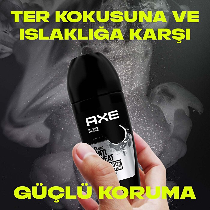 Axe Black Roll On Deodorant - 48 Hour Protection | 1.7oz