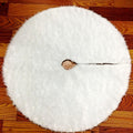 White Plush Christmas Tree Skirt 78cm 90cm 122cm