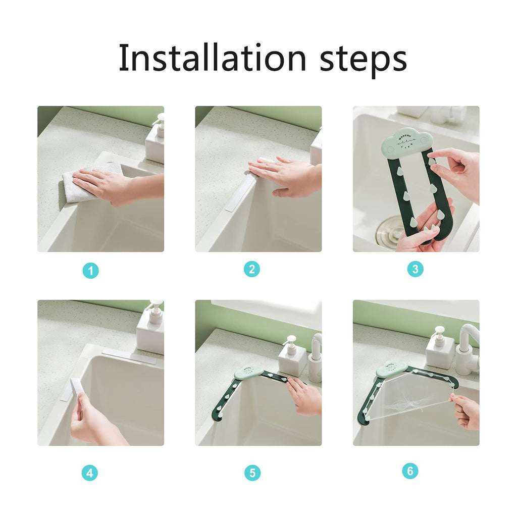 Triangular Sink Drain Rack Kitchen Garbage Filter