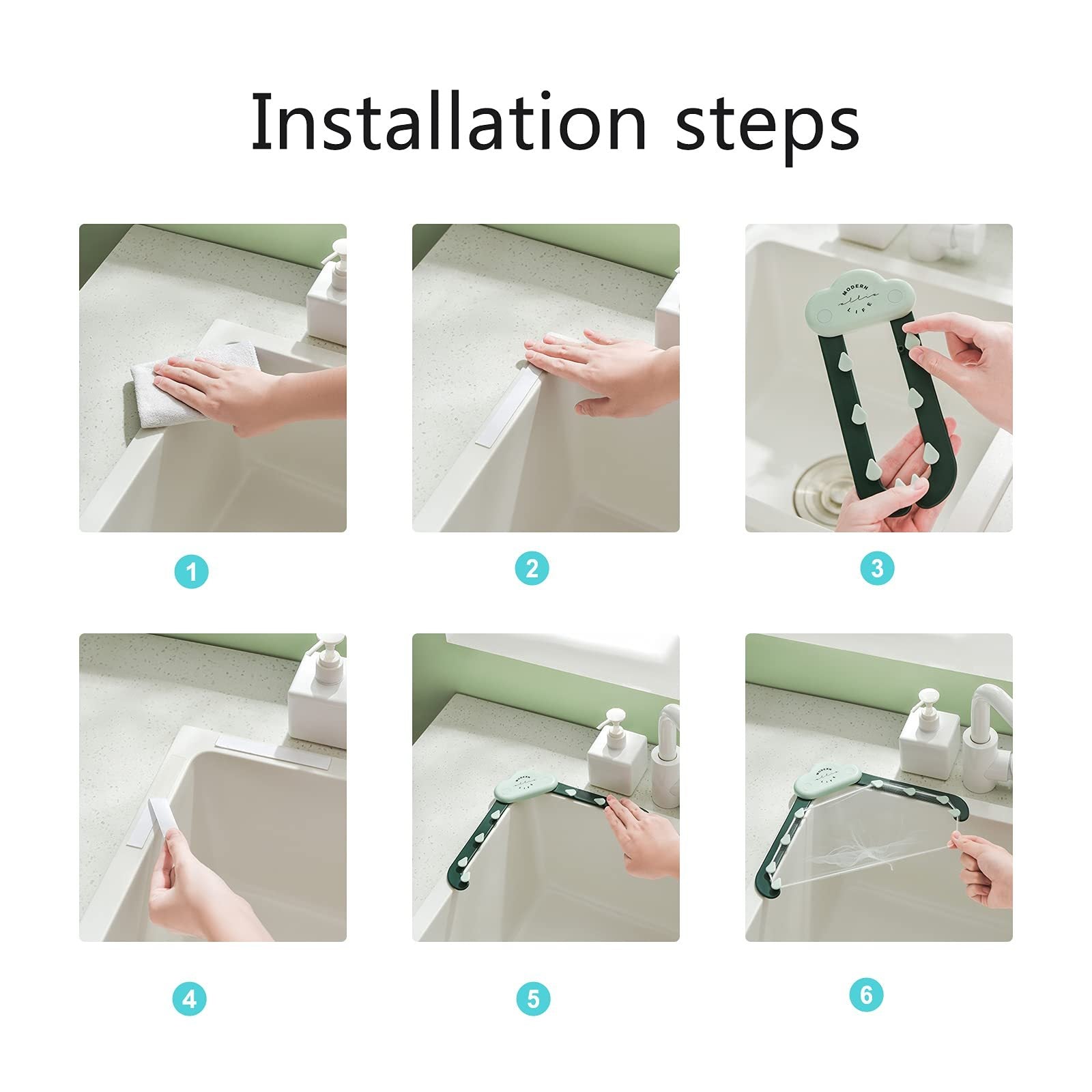 Triangular Sink Drain Rack Kitchen Garbage Filter