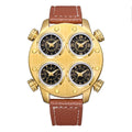 Mens Large-dial Quartz Watch