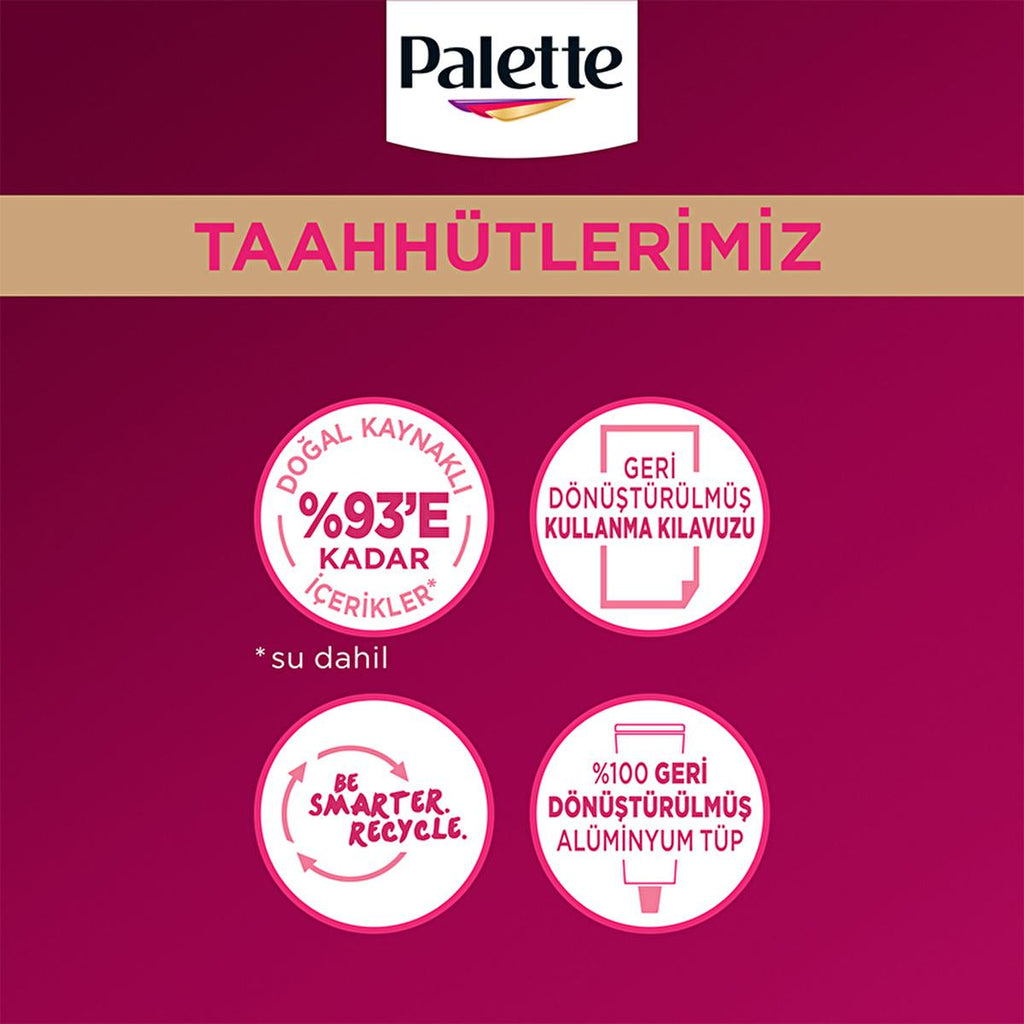 Palette Deluxe Chocolate Brown Hair Dye: Long Lasting, Rich Color & Shine - Permanent Hair Color 3-65 ‚ikolata Kahve