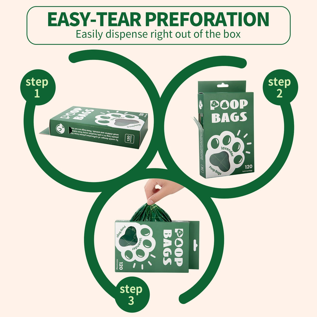 Handle Dog Waste Bag EPI Vest Poop Picking Bags Degradable Cat Litter Bag