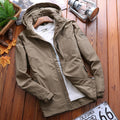 NIANJEEP Men's Outdoor Velvet Jacket