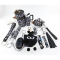 Diamond-Embellished Creative Portable 12-Piece Keychain Set