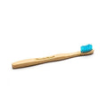 Humble Brush Kids Bamboo Toothbrush: Ultra-Soft Bristles for Gentle Cleaning, Eco-Friendly, Biodegradable, Blue - The Sustainable Choice for Your Child's Smile.