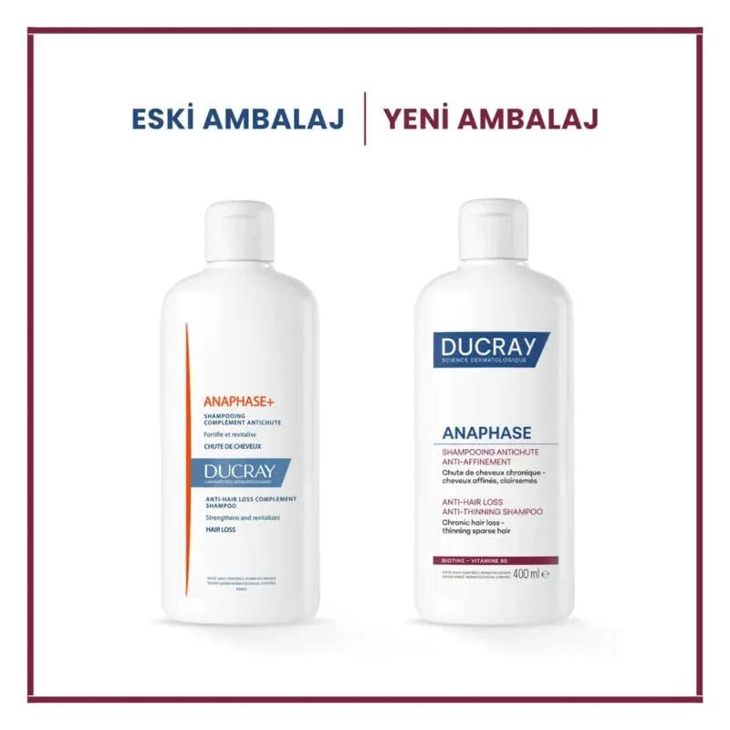 Ducray Anaphase  Anti-hair Loss Complement Shampoo 400ml 3282770075526