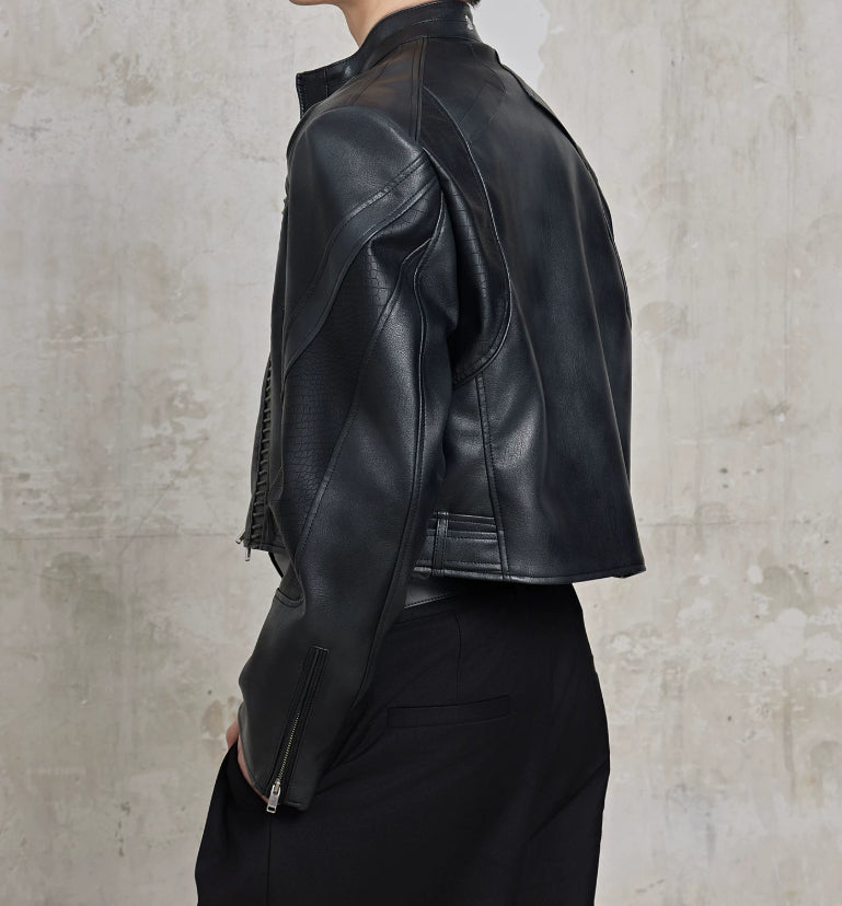 Original Akira Short Biker Leather Jacket
