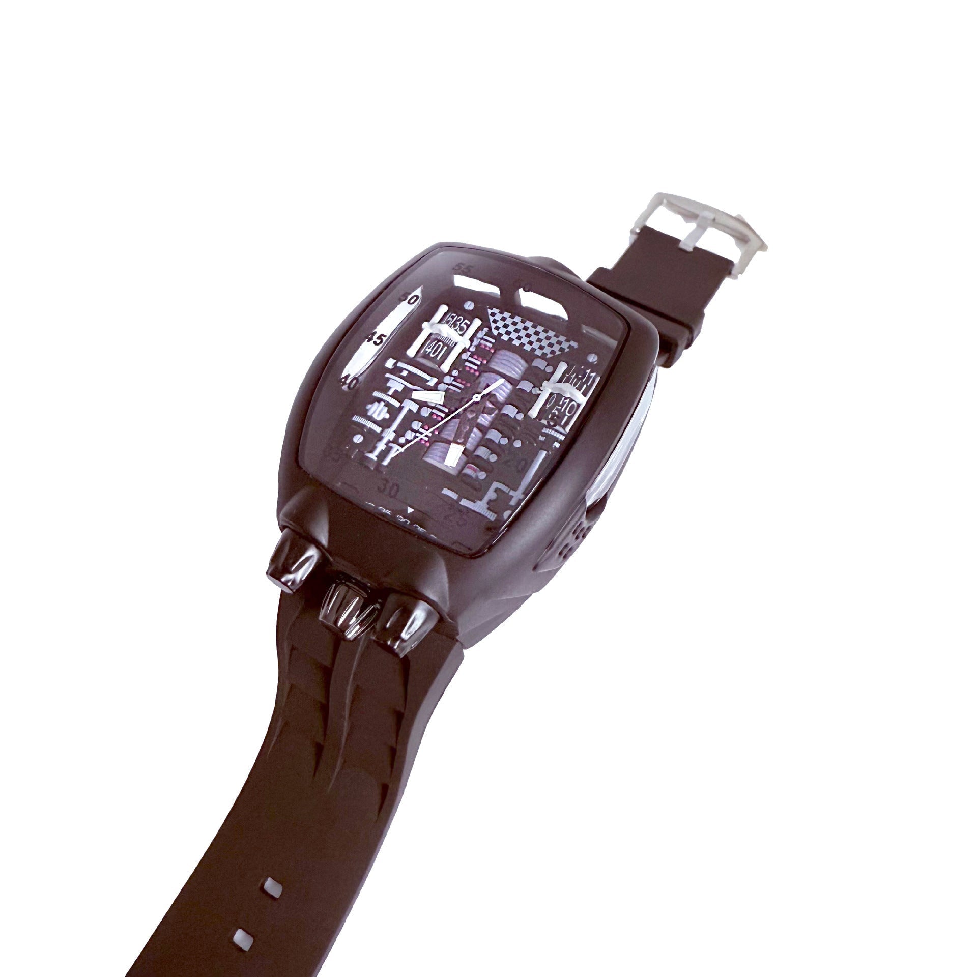 Engine Movement Mens Watch Brand Quartz Watch Fashionable And Distinctive