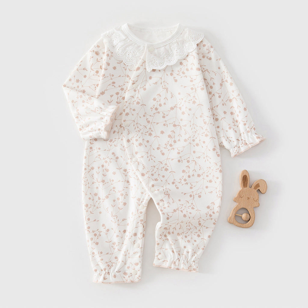 Baby Girls' Long Sleeve Romper