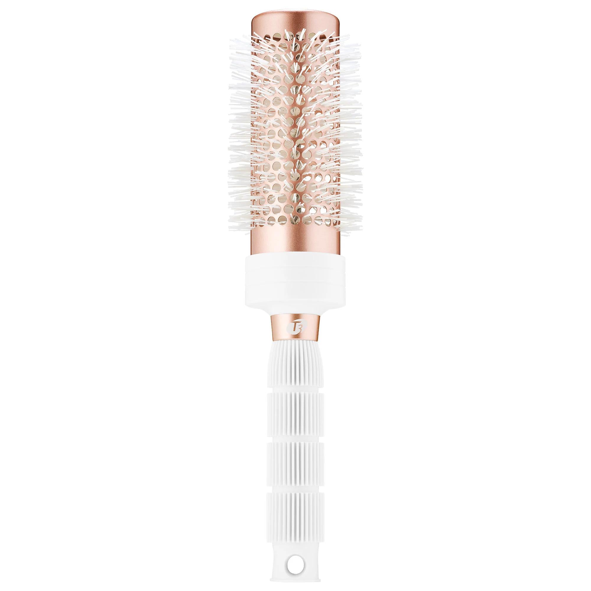 Volume Round Brush for Fine Hair:  2-Inch Ceramic-Coated Rose Gold Hair Styling Brush for Maximum Volume & Body