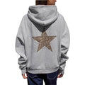 Womens Fashionable Casual Fleece Printed Hoodie