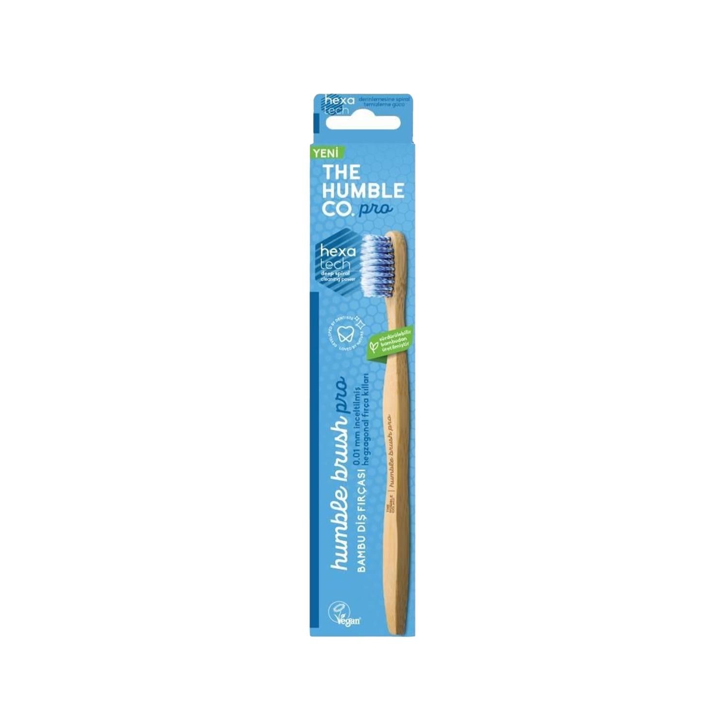 The Humble Co Pro Hexatech Electric Toothbrush for Adults - Soft Bristle, Gentle on Gums, Effective Plaque Removal