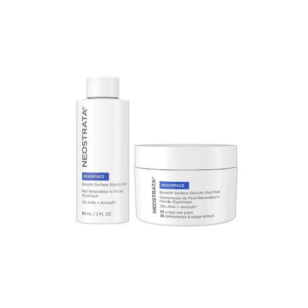 Neostrata Resurface Smooth Daily Exfoliating Peel Pads - Glycolic Acid Skincare for Smoother Skin, 36-Day Supply, 2.03 fl oz
