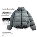 Mens Loose-Fit Padded Down Jacket Outerwear