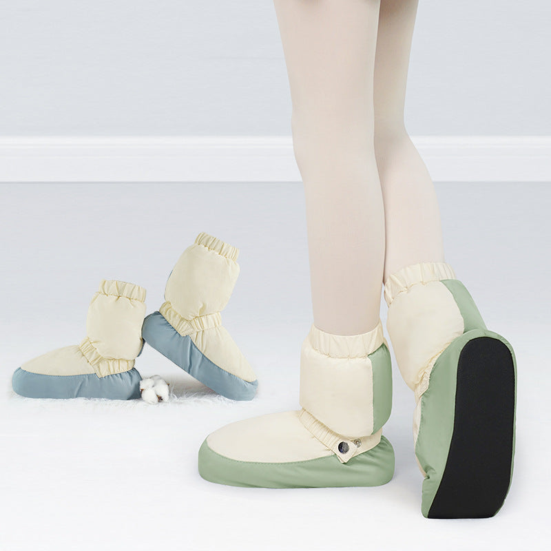 Dance Snow Boots Fleece-lined, Soft Bottom