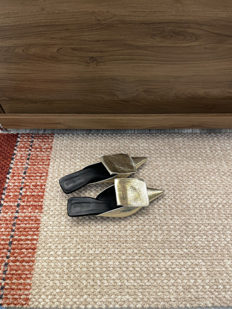 2026 Summer High Heel Mules For Women, Closed Toe Slip-On Slides, Unique Designer Elegant Pumps Matching Dresses Fashion Shoes