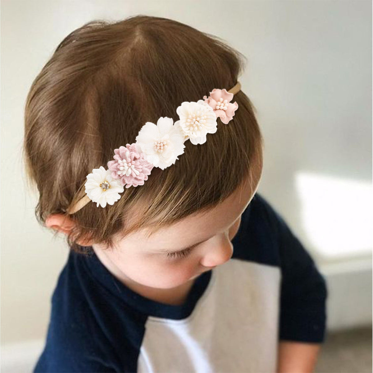 Cute Baby Full Moon Hair Band