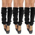 Women's Comfortable Ribbed Leg Warmers Machinewashable