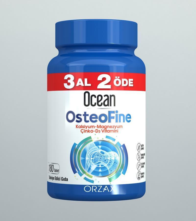 Ocean Osteofine Dietary Supplement for Bone Health - 60 Tablets, Calcium, Magnesium, Vitamin D3