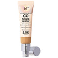 CC+ Nude Glow Lightweight Foundation + Glow Serum with SPF 40 and Niacinamide - Brightening, Hydrating Foundation for Natural Radiant Finish
