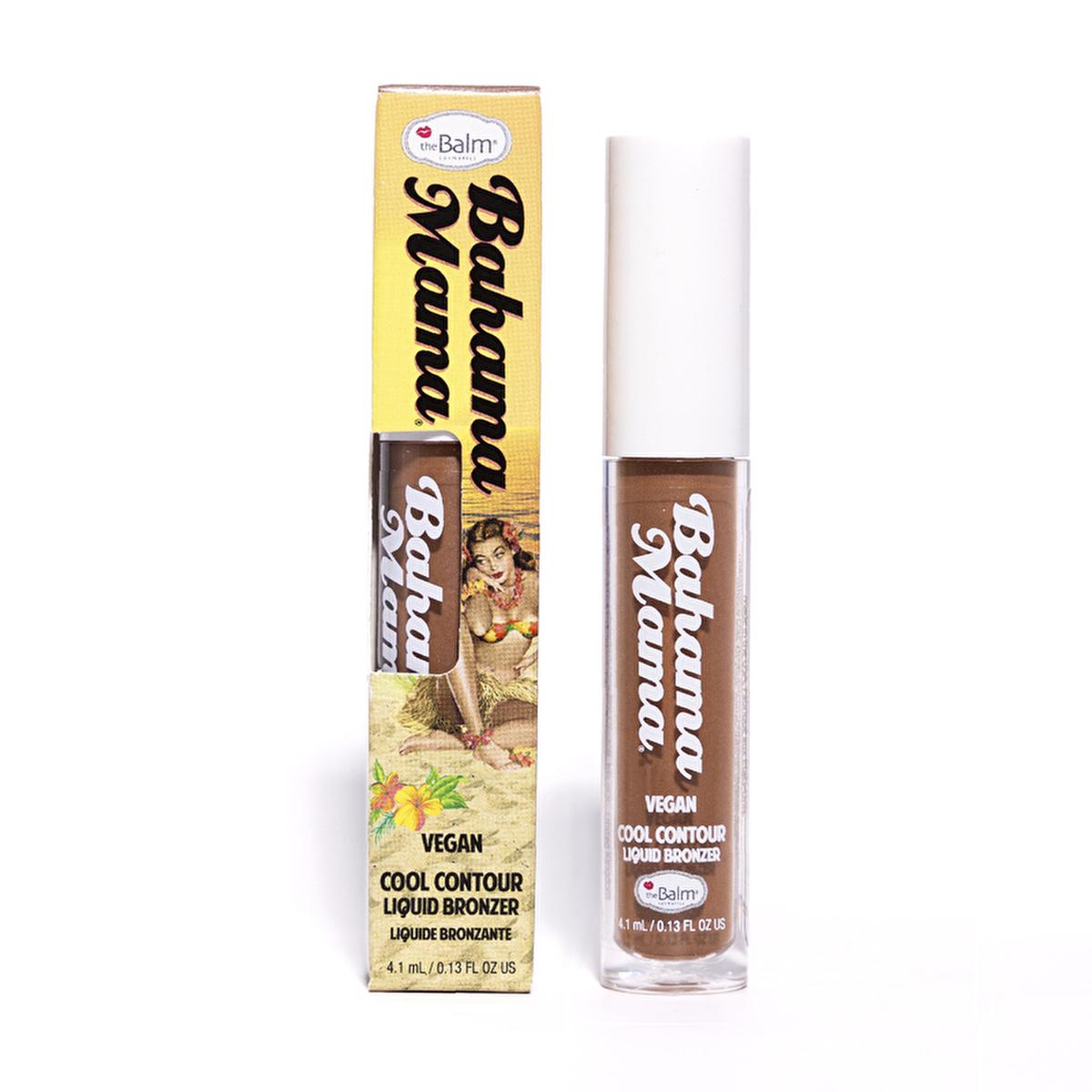 theBalm Bahama Mama Liquid Bronzer - Cool Contour, Blendable, Oil-Free Bronzing Makeup for a Sun-Kissed Glow