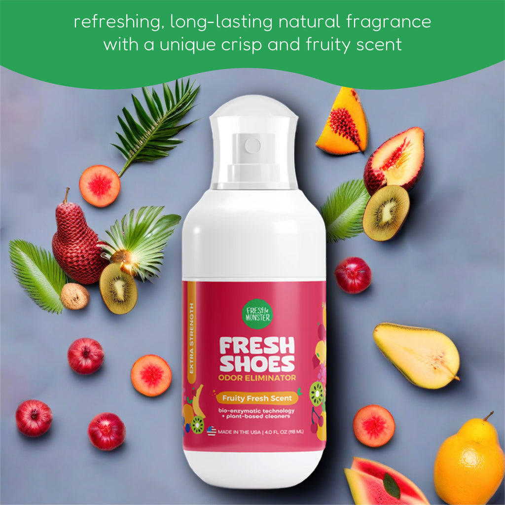 FRESH MONSTER Deodorizing Shoe Spray for Kids & Teens