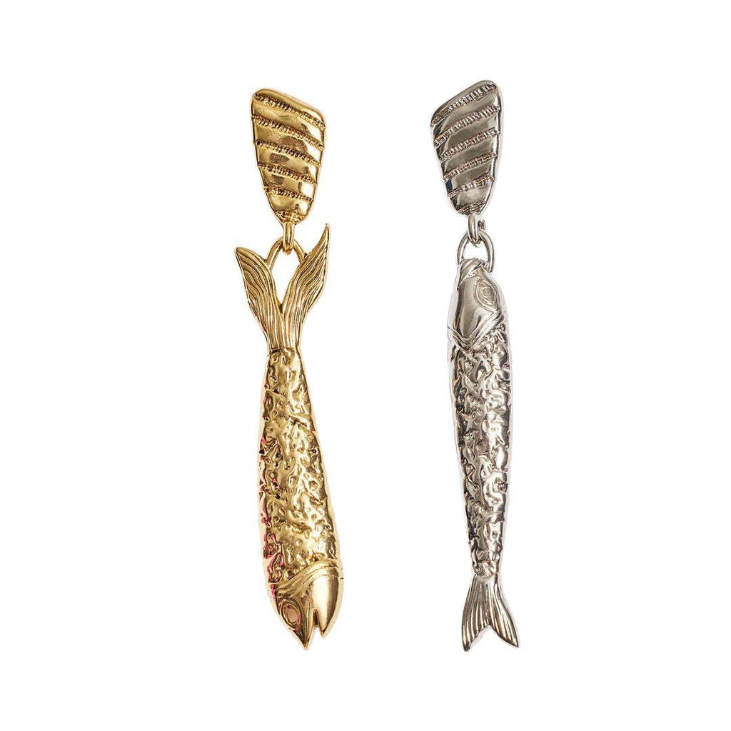 Long-style Artistic Stud Earrings Stainless Steel