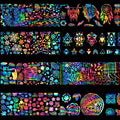 Nail Laser Star Sticker Thermal Transfer Nail Decals