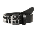Rivet Belt Punk Bullet Black Belt