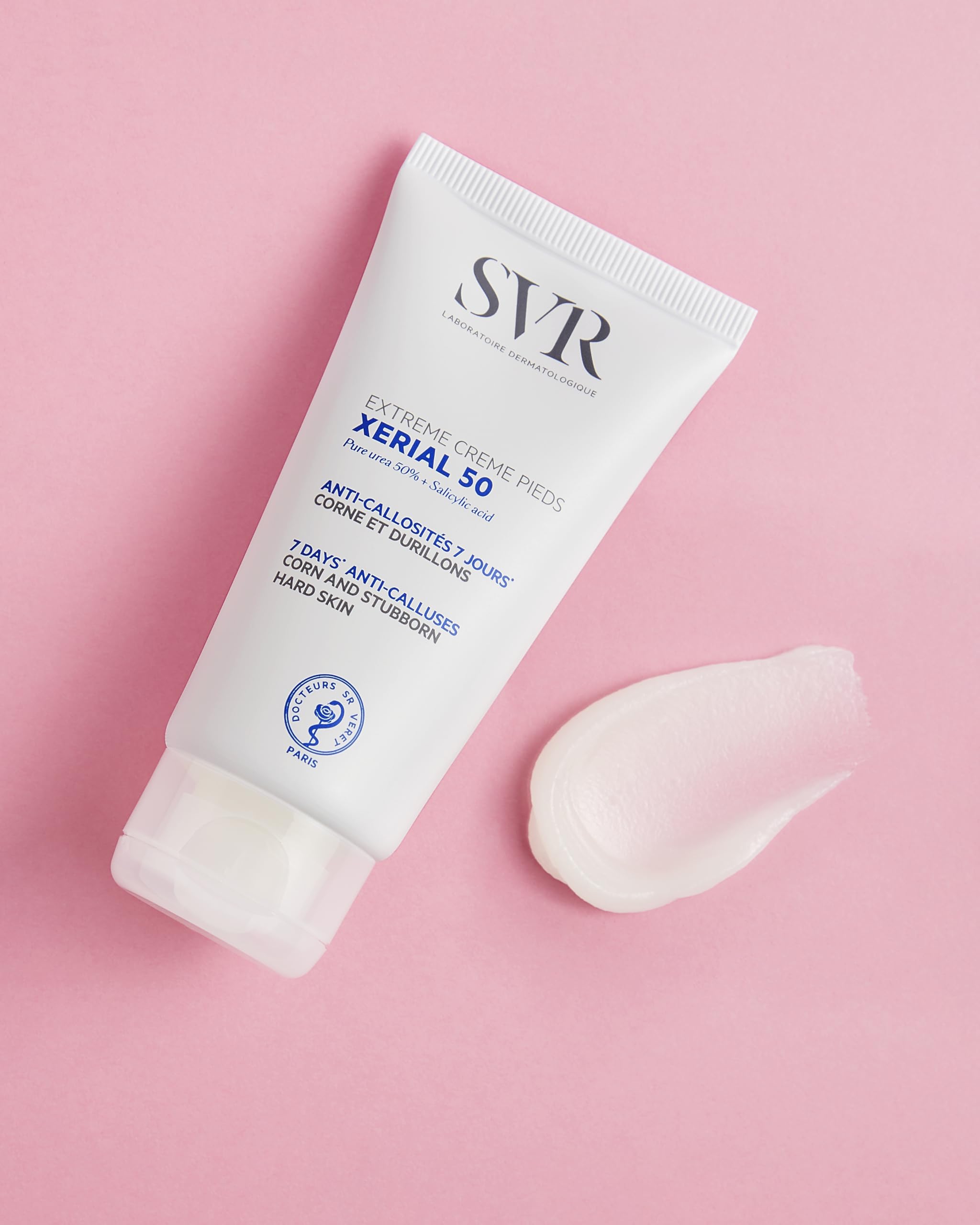 SVR Creme Pieds Xerial 30 - Intensive Foot Cream for Dry Feet with 30% Urea, Moisturizing & Soothing, 1.69 fl oz