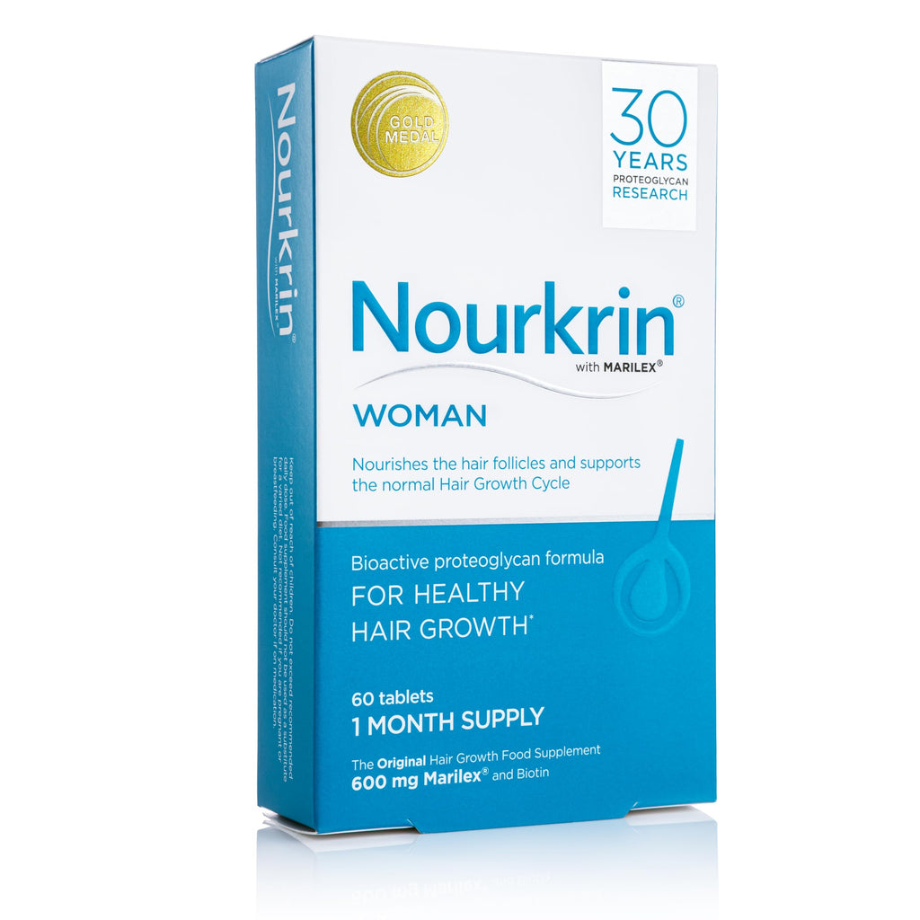 Nourkrin Man Hair Loss Supplement for Men - Supports Hair Health & Growth with Marilex-M, Biotin & Silica - 60 Tablets