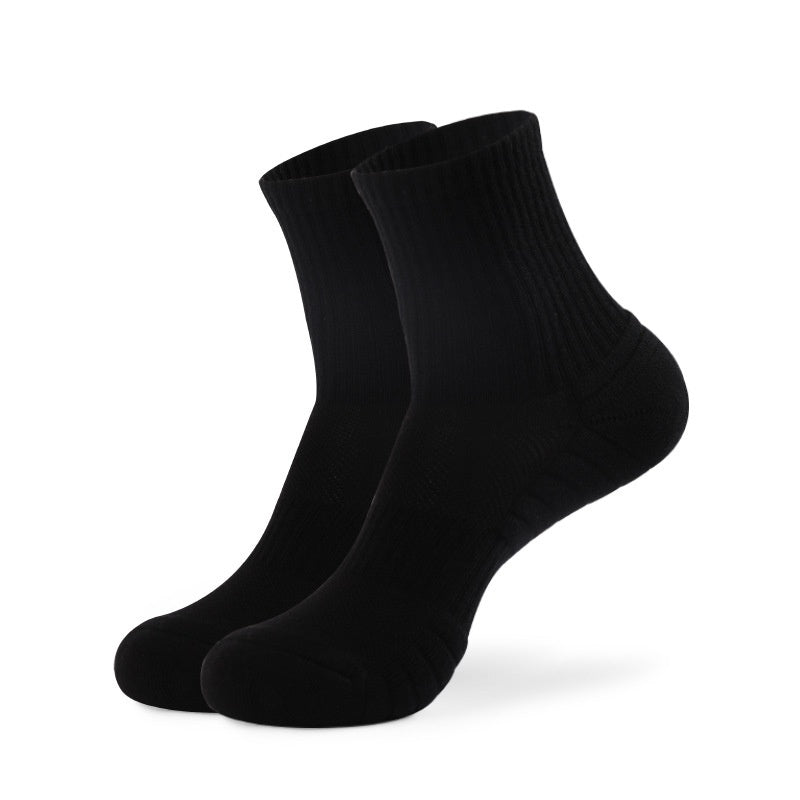 Pure Cotton Sports Socks With A Thickened Towelbacked SoleMens Basketball Style