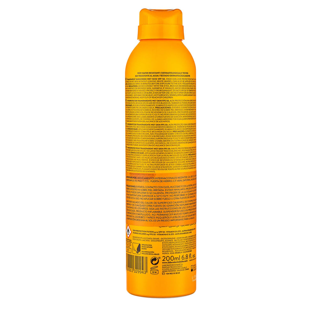 Babe Transparent Sunscreen Wet Skin SPF 50+ 200 ml