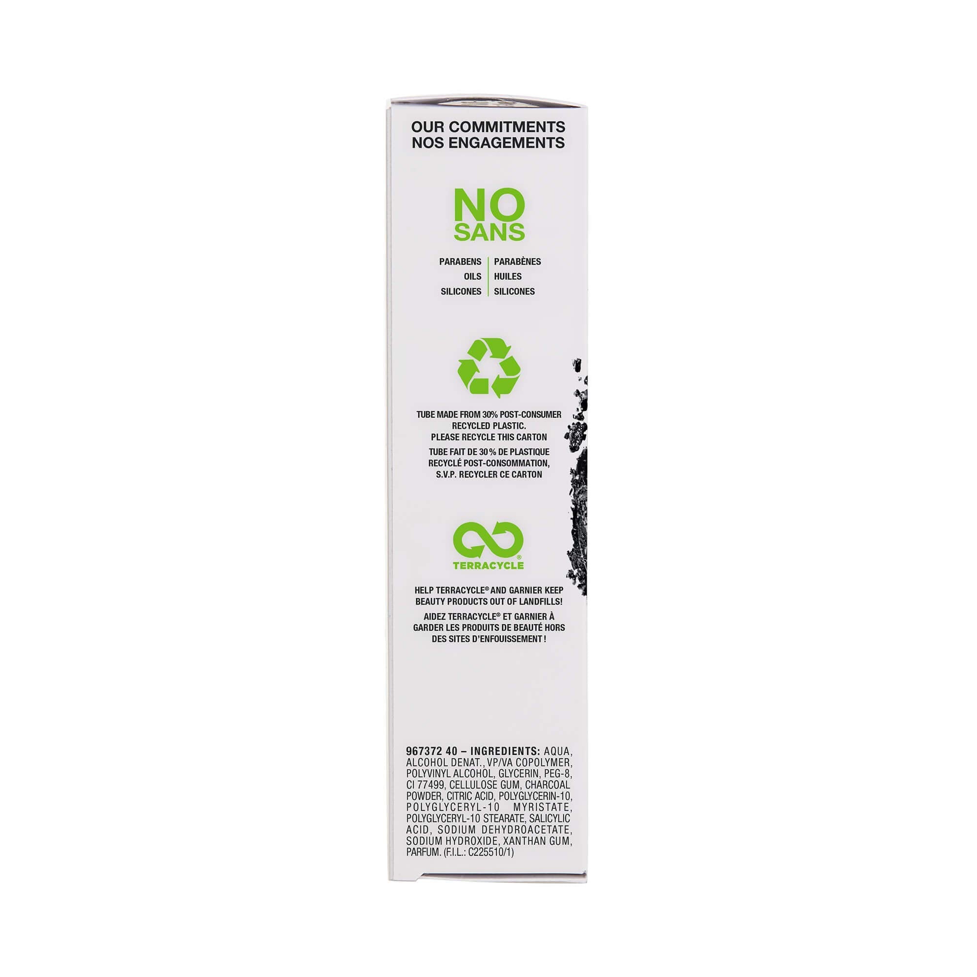 Garnier Charcoal Peel-Off Blackhead Removal Mask - Deep Cleansing, Salicylic Acid, 1.69 fl oz