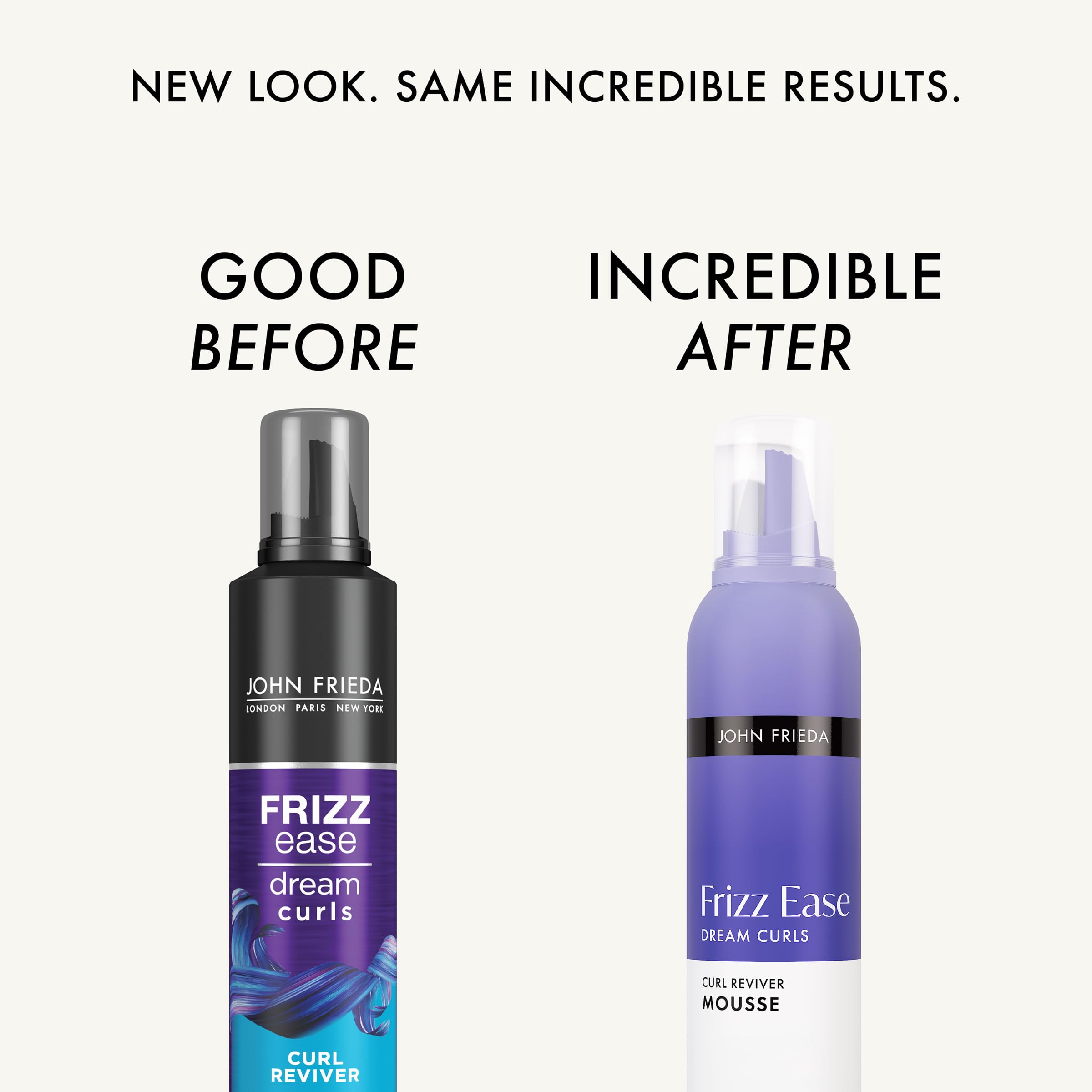 John Frieda Frizz Ease Curl Reviver Mousse - Enhances Curls & Reduces Frizz