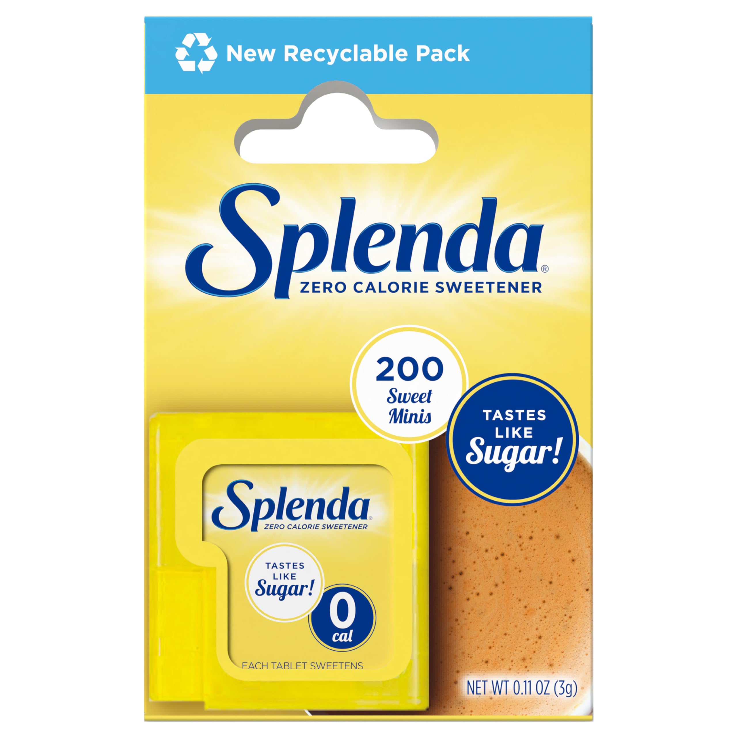 Splenda Sugar Substitute Tablets - Low-Calorie Sweetener for Diabetics & Dieters