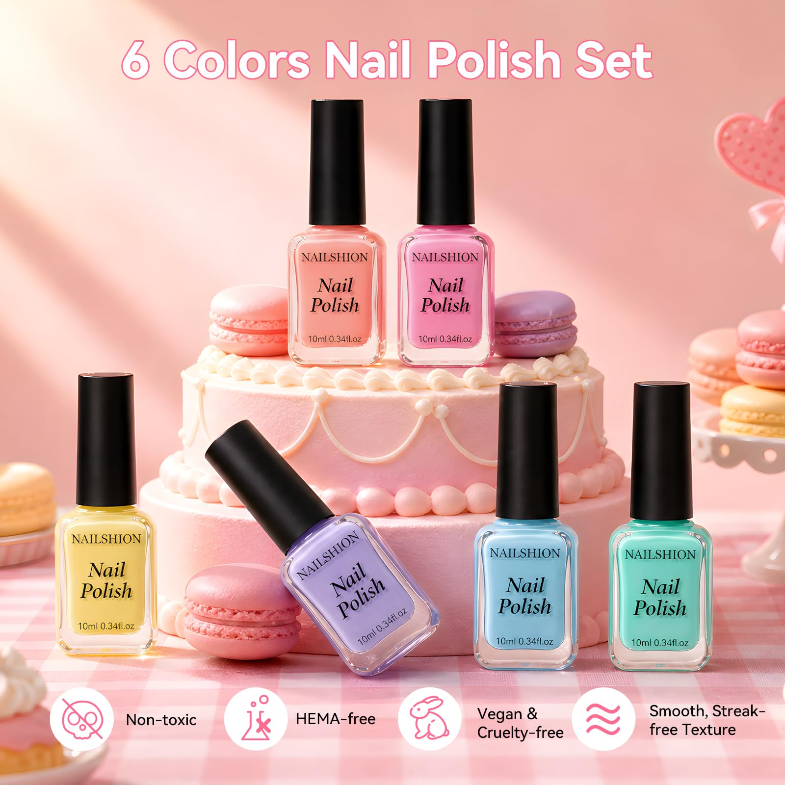 Pastel Nail Polish 253 - Stunning Fashion Color | 13 ml