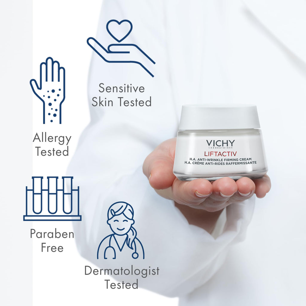 Vichy Liftactiv Supreme PNM Anti-Aging Night Cream - 50ml, Anti-Wrinkle & Firming for Normal to Combination Skin