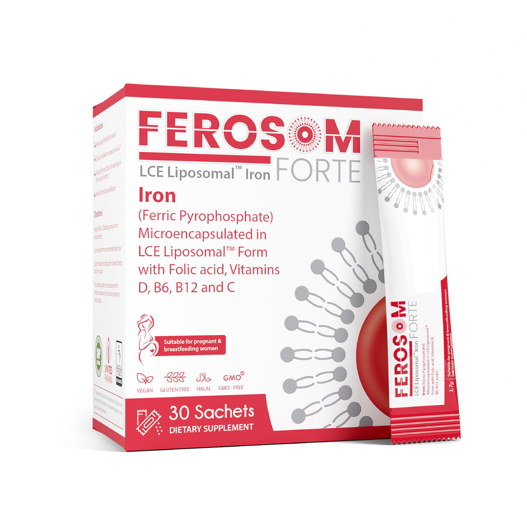 Ferosom Forte Liposomal Iron Capsules - 40 Count