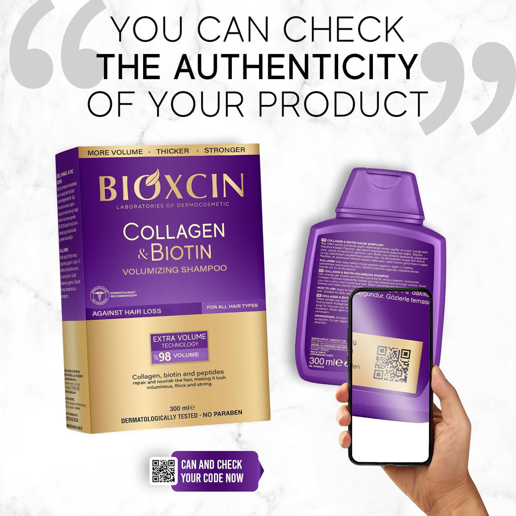 Bioxcin Collagen & Biotin Volume Shampoo 300 ml Advantageous Set of 2
