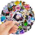 50 Pieces Of Luggage Compartment Waterproof Graffiti Stickers