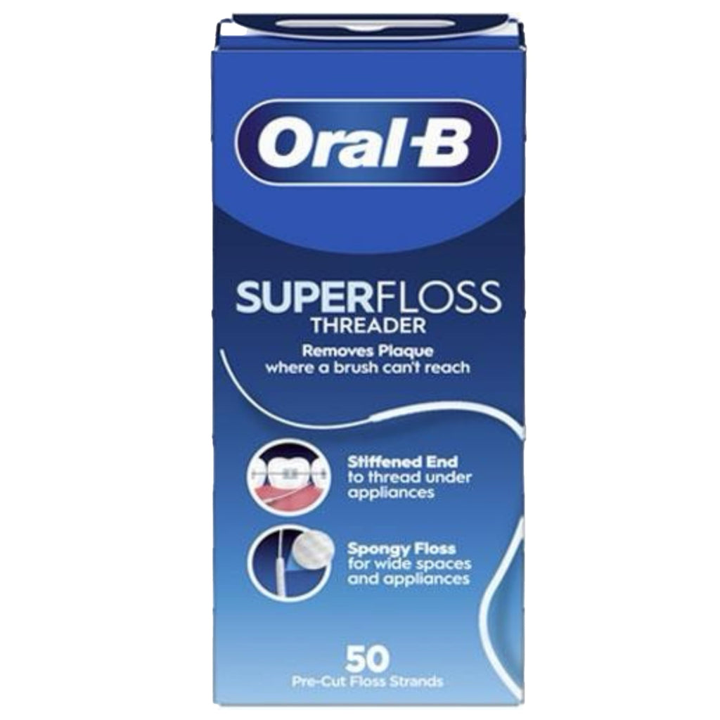 Oral-B Superfloss Dental Floss - Ideal for Braces & Implants