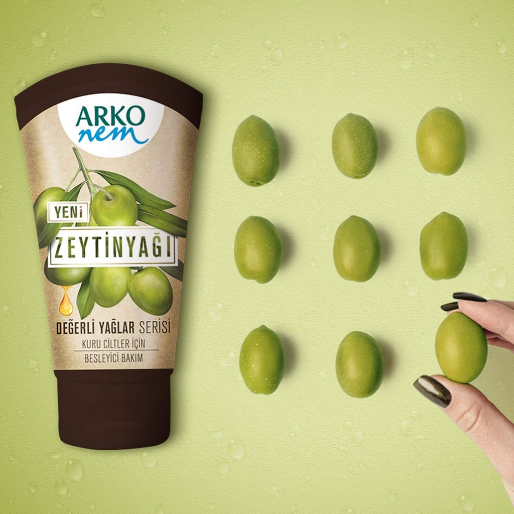Arko Moisture Olive Oil Cream 60ml - Nourishing Formula | Hydrating