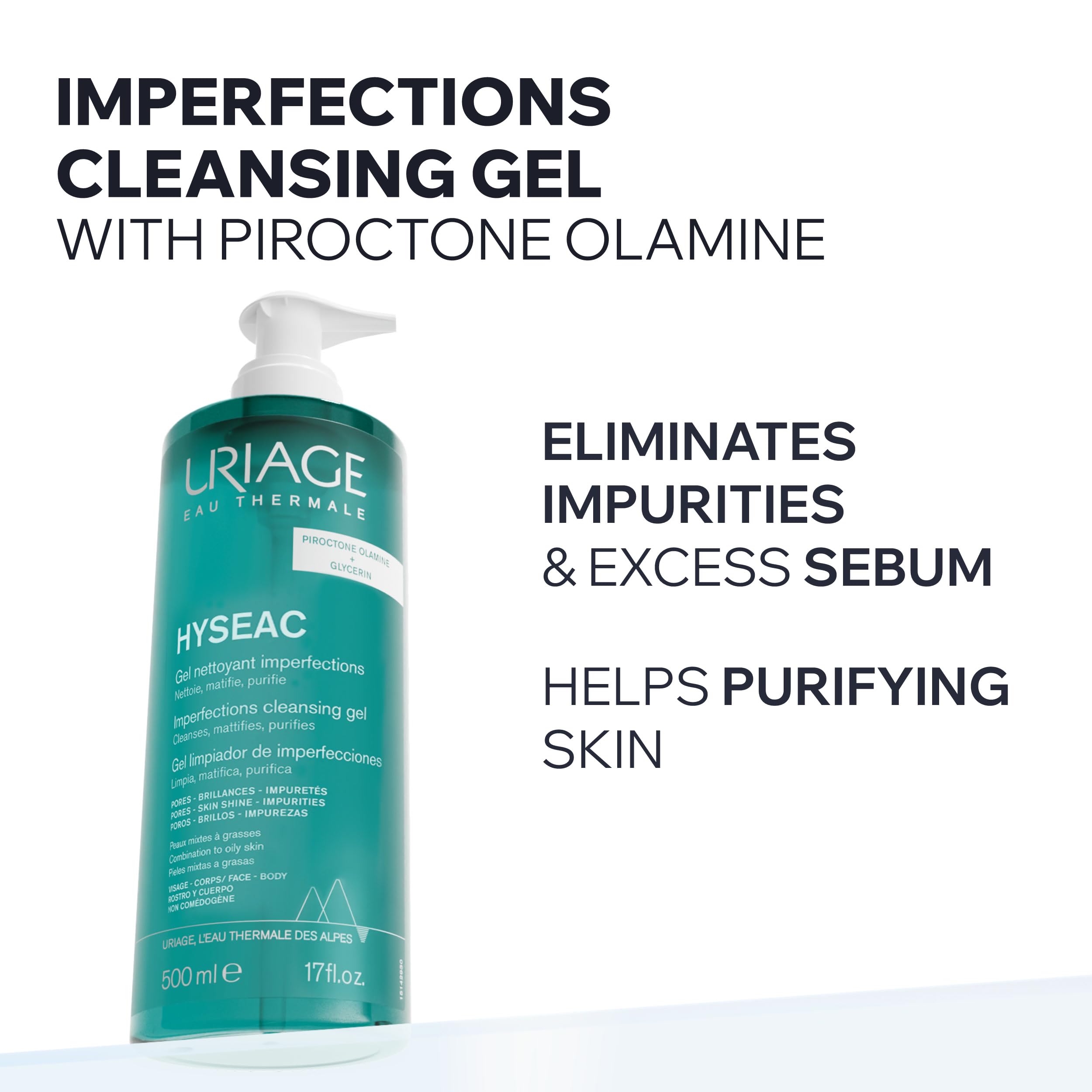 Uriage Hyseac Hydra Restructuring Skincare Moisturizer for Oily Skin - 40ml Lightweight Hydrating Cream