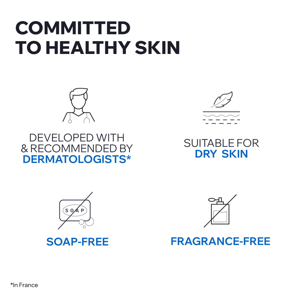 Uriage Xemose Gentle Cleansing Syndet 500ml - Soothing Cleansing Gel for Dry, Sensitive Skin - Fragrance-Free & Hypoallergenic